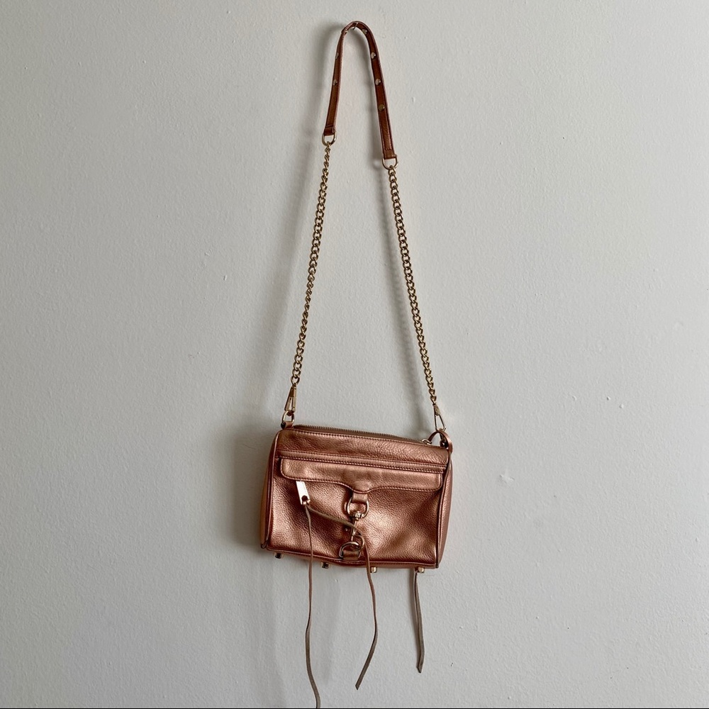 Rebecca Minkoff Rose Gold Mini M.A.C. Crossbody